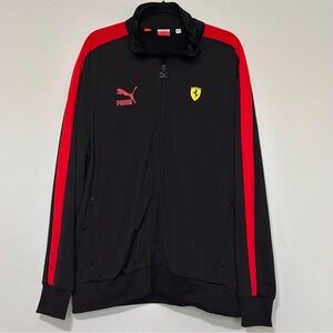 Puma Ferrari Men 2 Piece Set Tracksuit Motorsports Zip-up Jacket Sweatpants XXL